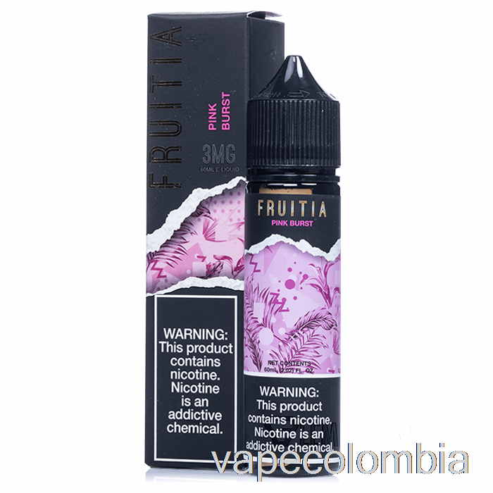 Kit Vape Completo Pink Burst - Fruitia - 60ml 0mg